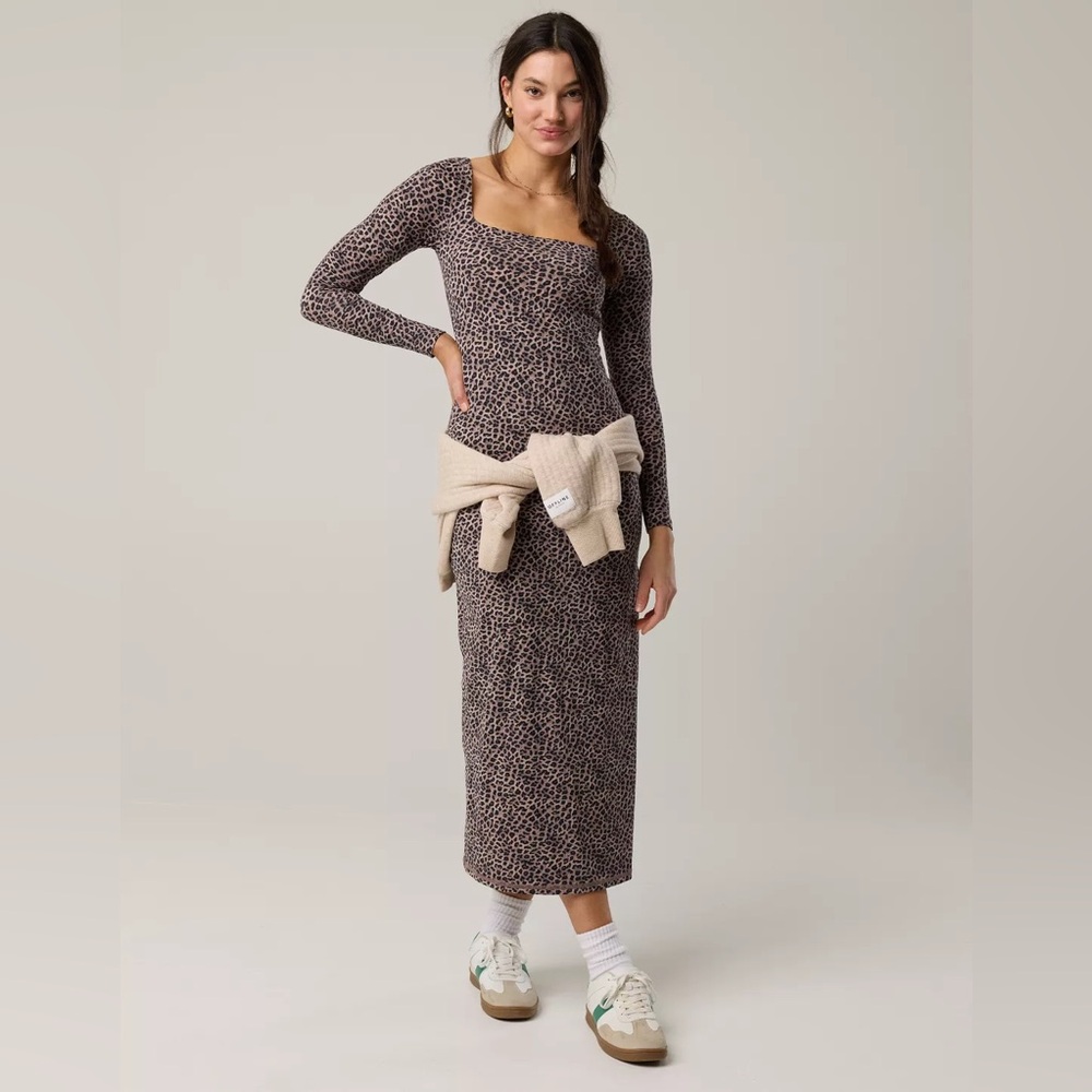 Real Me XTRA Night Out Maxi Dress Cheetah Print
